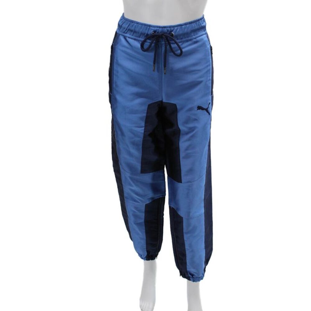 Fenty Puma by Rihanna Women Blue Jogger Pants Drawstring Cotton Elastane Size S